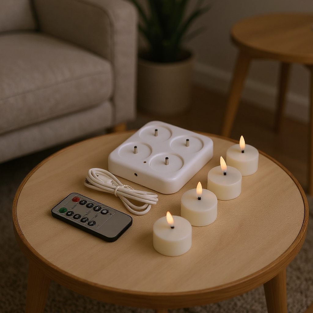 Uppladdningsbara LED-värmeljus (flameless) - Bild 15