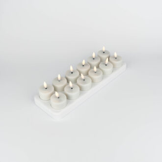 Uppladdningsbara LED-värmeljus (flameless)