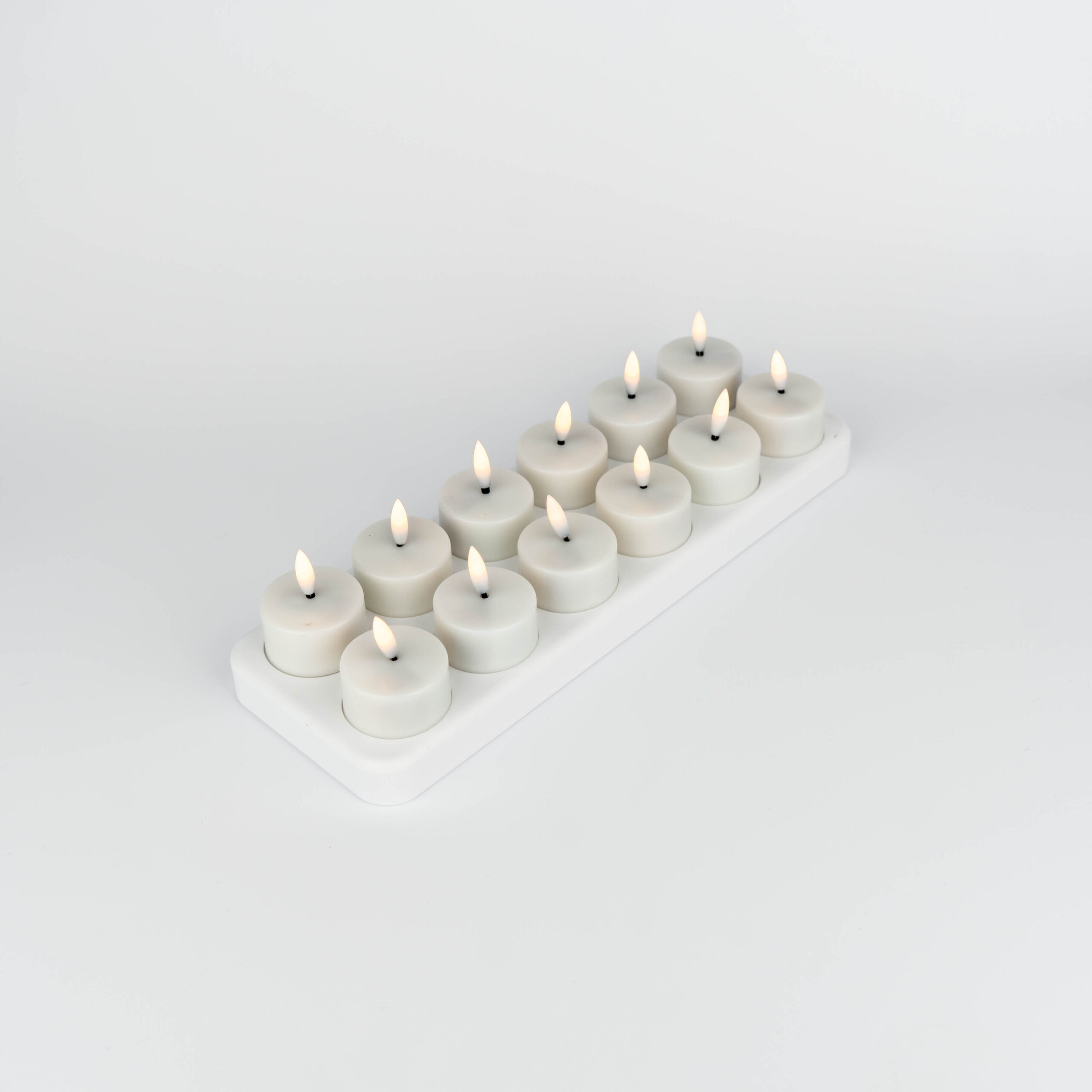 Uppladdningsbara LED-värmeljus (flameless)