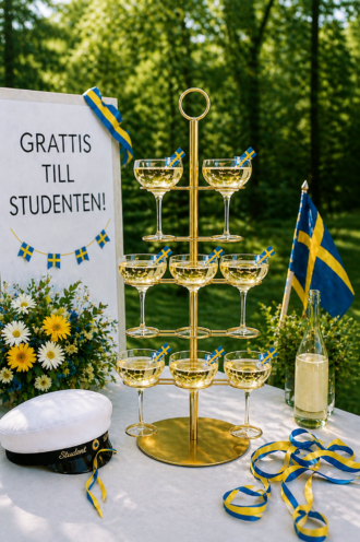 Luxe Cocktail Tree – Elegant Drinkställ i tre nivåer